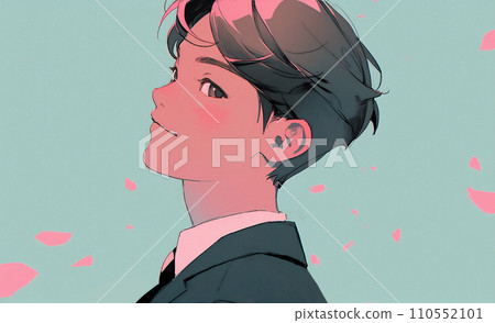 AI 生成的認真展望未來的男學生的個人資料 AI 生成的認真展望未來的男學生的個人資料 110552101