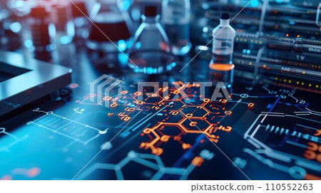 實驗室中放置的瓶子1 實驗室中放置的瓶子1 110552263