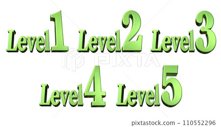 3DCG characters [Level1/Level2/Level3/Level4/Level5] Green, Green 110552296