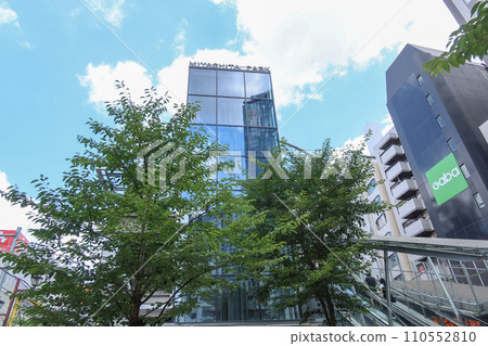 MIYASHITA PARK rooptop garden and mall in Shibuya, Tokyo, Japan. July 22, 2023 MIYASHITA PARK rooptop garden and mall in Shibuya, Tokyo, Japan. July 22, 2023 110552810