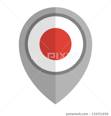 日本國旗地圖別針 日本國旗地圖別針 110552830