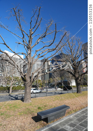 Wadakura有藍天傳播的噴泉公園 110553156
