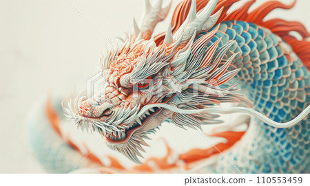 藝術東方龍調整AI生成的圖像 110553459