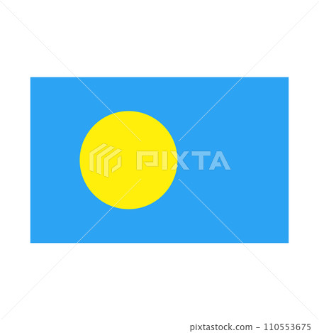 Palau National flag 110553675