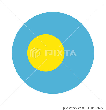 Palau flag circle 110553677