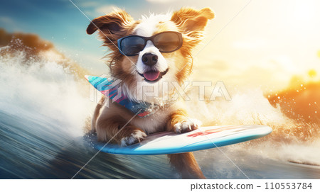 狗狗衝浪 110553784