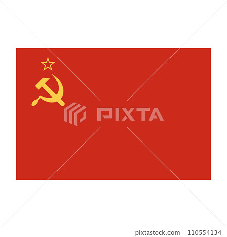 蘇聯國旗。蘇維埃社會主義共和國聯盟。 蘇聯國旗。蘇維埃社會主義共和國聯盟。 110554134