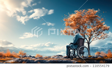 Diverse Urban Mobility: Wheelchair User - Generative AI 110554179