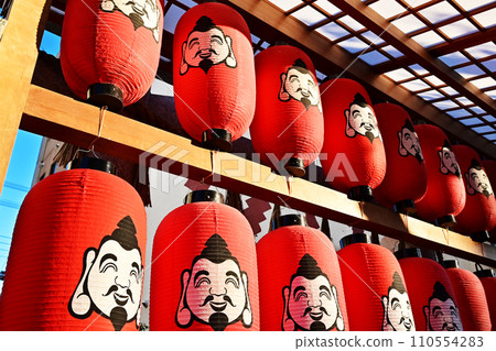 十日惠比壽惠比壽山大阪今宮惠比壽神社商業繁榮之神惠比壽圖像素材 110554283
