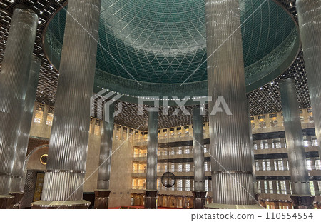 Scenery inside Istiklal Mosque 110554554