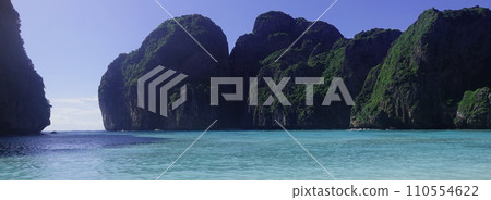 The beautiful sea and nature of Maya Bay on Phi Phi Island. tourist destinations in thailand. 110554622