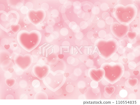 Gentle pastel tone pink heart Gentle pastel tone pink heart 110554835