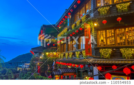 台灣九份黃昏 110554933