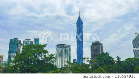 Merdeka 118, a skyscraper landmark in Kuala Lumpur, Malaysia 110554935