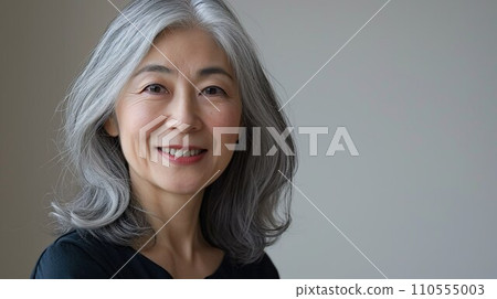 Smiling senior woman 2 110555003