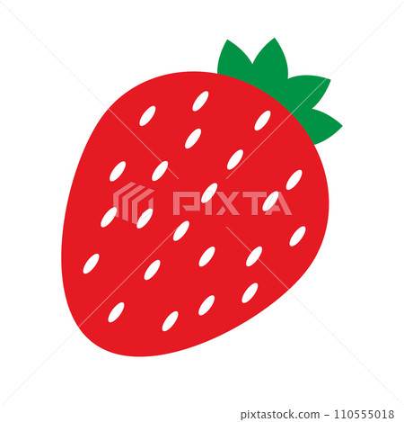草莓圖標。向量。 110555018