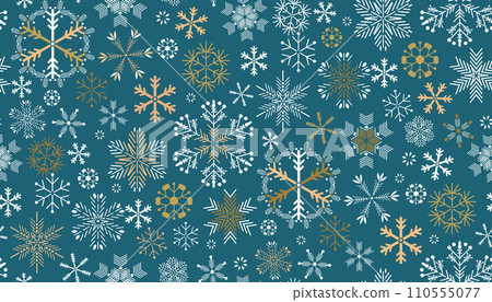 Snowflakes pattern 5 110555077