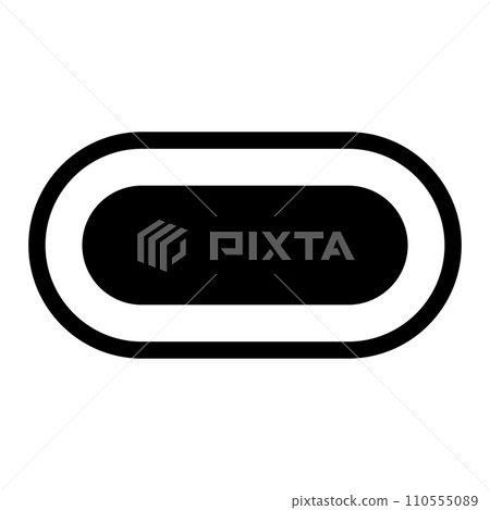 Simple USB type C connector icon. vector. 110555089