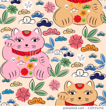 Maneki-neko pattern 24 110555258