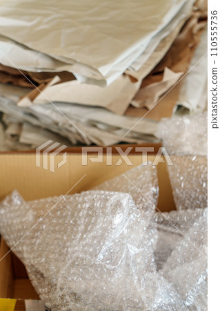 Cardboard boxes and packaging materials 110555736