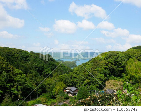 佐賀縣唐津市肥前町大浦風景 佐賀縣唐津市肥前町大浦風景 110555742