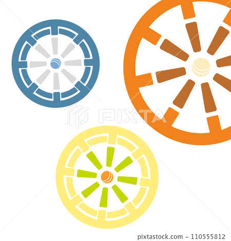 wheel, icon, icons 110555812