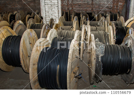 Cross section of high-voltage cable High quality photo 110556679
