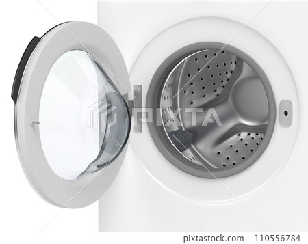 Empty washing machine Empty washing machine 110556784