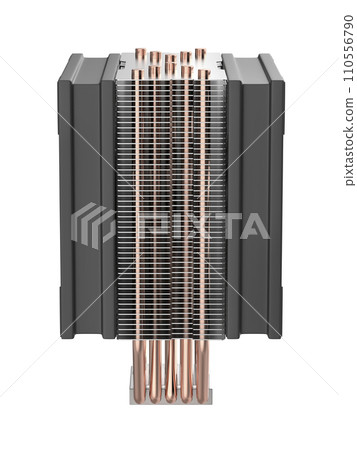 Side view of processor air cooler Side view of processor air cooler 110556790