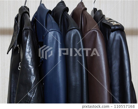 5件皮夾克 110557168