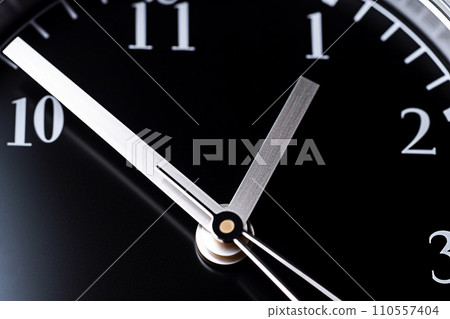 Blurred Close up of clock face. Time concept. Blurred Close up of clock face. Time concept. 110557404