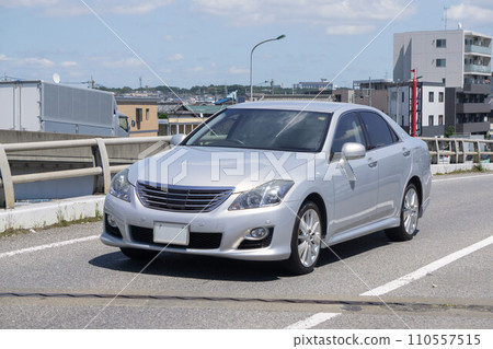 Sedan road driving Sedan road driving 110557515