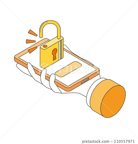 Login image illustration 110557971