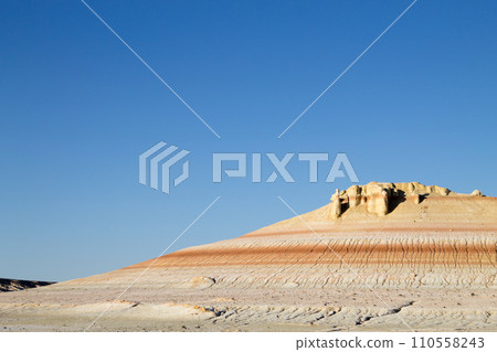 Mangystau desert landmark, Kyzylkup area. 110558243
