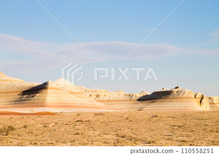 Mangystau desert landmark, Kyzylkup area. 110558251