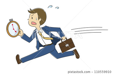 Time-hungry businessmen 110559910