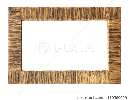 Rustic wood frame 110560039