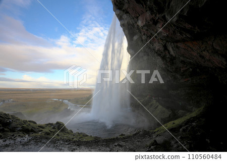 Seljansfoss Waterfall, the most popular waterfall in Iceland Seljansfoss Waterfall, the most popular waterfall in Iceland 110560484