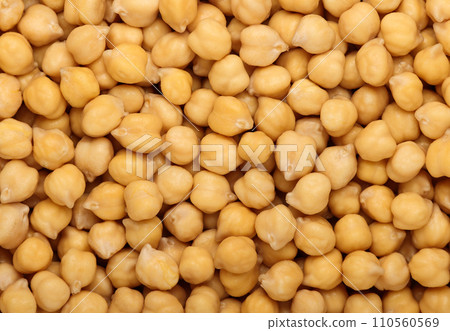 Cooked soaked chickpea beans close up background Cooked soaked chickpea beans close up background 110560569