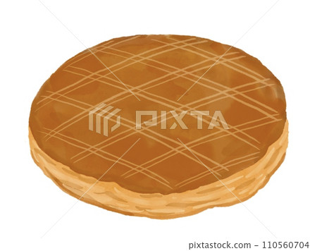 Illustration of Epiphany sweets Galette des Rois Illustration of Epiphany sweets Galette des Rois 110560704
