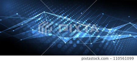 Technology abstract futuristic science background for internet business. Big data concept. Technology abstract futuristic science background for internet business. Big data concept. 110561099