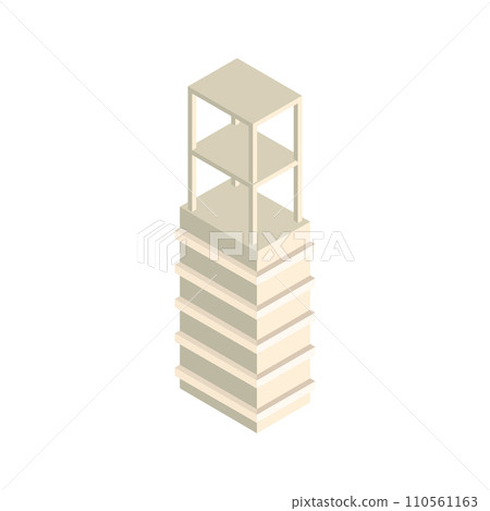 Isometric building under construction Isometric building under construction 110561163
