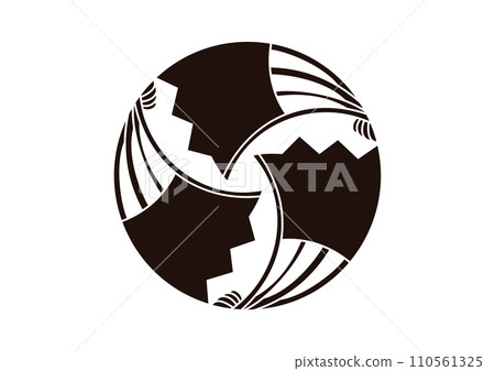 Three-split Gangi fan 110561325