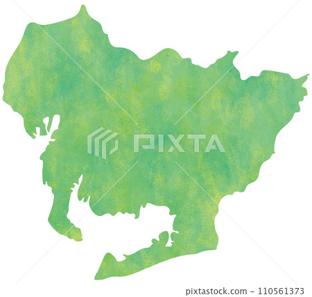 Aichi prefecture map 110561373