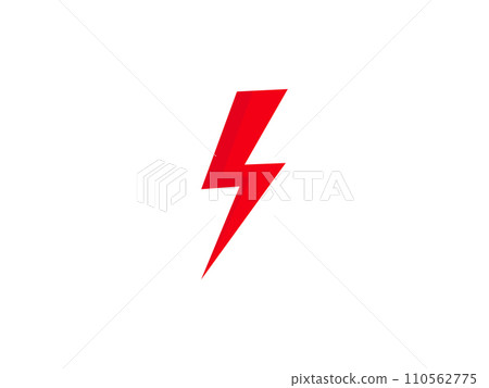 Red Lightning Bolt Red Lightning Bolt 110562775