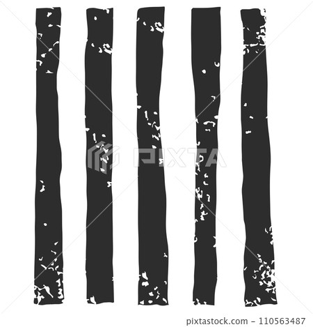 Hand drawn lines stripes textured vector 110563487