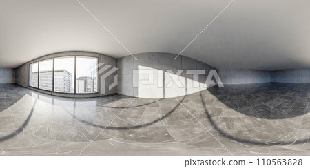 A Spacious Room Filled with Natural Light 360 panorama vr environment map 3D render illustration 110563828