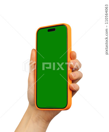 Berlin Germany December 21 2023 Iphone screen mockup in hand, mobile display isolated on white Berlin Germany December 21 2023 Iphone screen mockup in hand, mobile display isolated on white 110564063