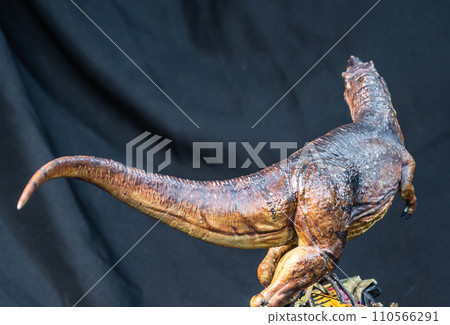 Trex Tyrannosaurus dinosaur in the dark Trex Tyrannosaurus dinosaur in the dark 110566291