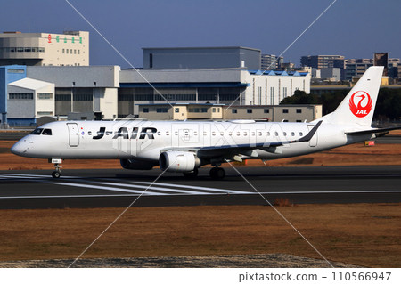 Osaka International Airport JAL Airplane Takeoff Ready Sky Park Osaka International Airport JAL Airplane Takeoff Ready Sky Park 110566947